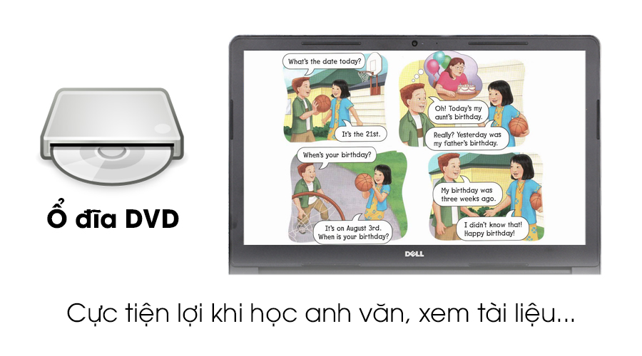 Laptop Dell Inspiron 3558 i5 5200U/4GB/500GB/2GB 820M/Win10