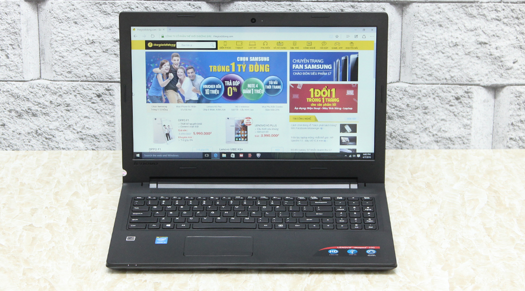 Laptop Lenovo IdeaPad 100 15IBD i3 5005/4GB/500GB/Win10 Màu Đen