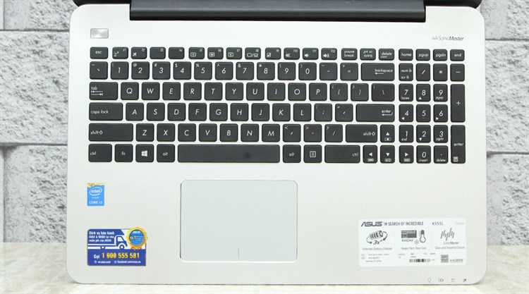 Laptop Asus K555LA i3 5005U/4GB/500GB/Win10 Màu Đen