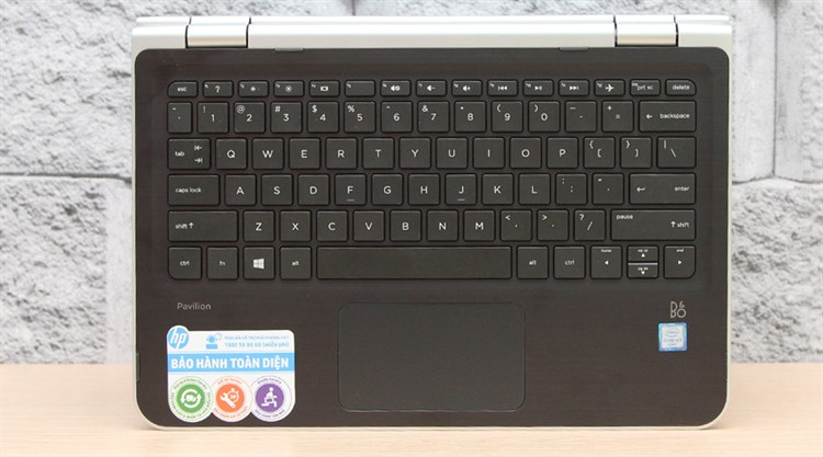 Laptop HP Pavilion x360 k118TU M3 6Y30/4GB/500GB/Win10 Màu Bạc