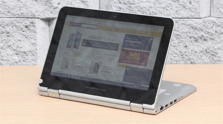 Laptop HP Pavilion x360 k118TU M3 6Y30/4GB/500GB/Win10 Màu Bạc