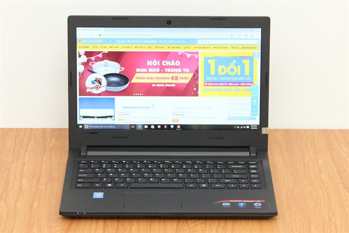 Laptop Lenovo IdeaPad 100 14IBD i3 5005U/4GB/500GB/W10 Màu Đen