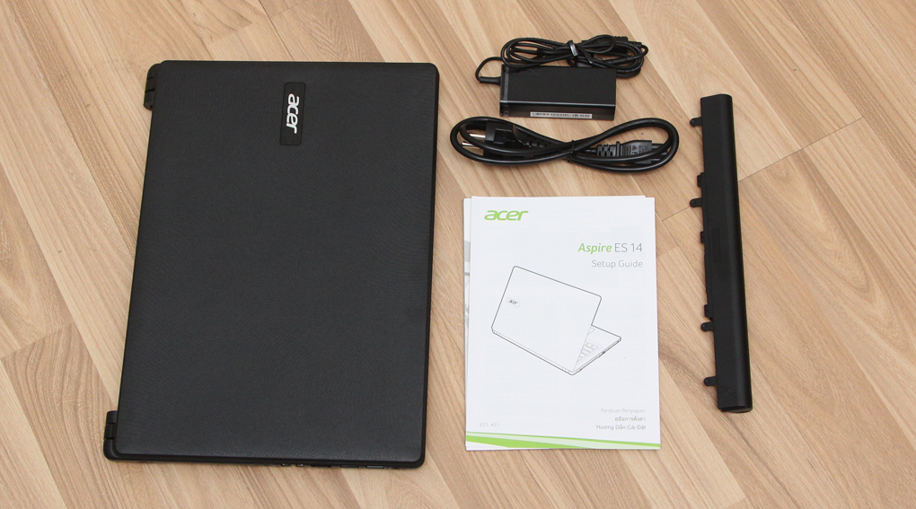 Bộ sản phẩm gồm: Pin, Dây nguồn, Sách hướng dẫn, Thùng máy, Adapter sạc