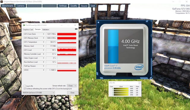 Và cuối cùng là khi tải hết công suất của chip