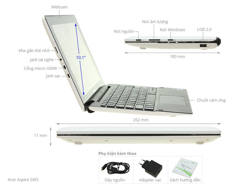 Acer Aspire SW3 013 13PG Z3735F/2GB/500G/Win8.1