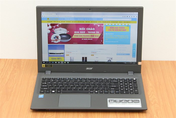Laptop Acer Aspire E5 573 i3 5005U/4GB/500GB/Win 10 Màu Xám