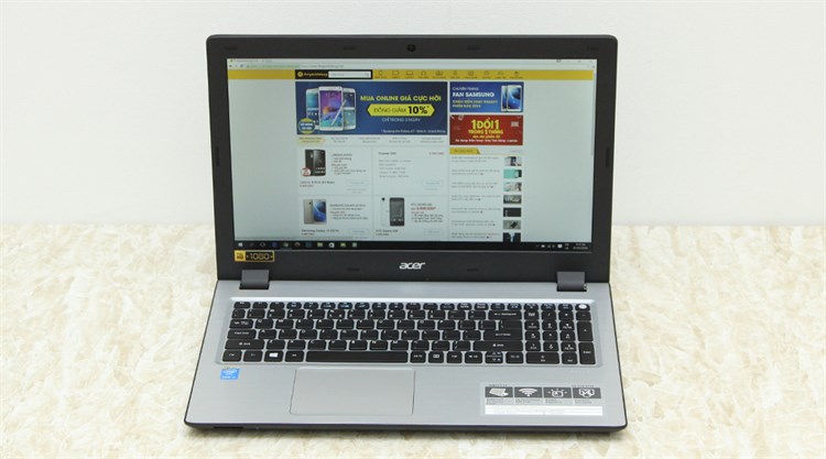 Laptop Acer V3 574 i3 5005U/4GB/500GB/Win10 Màu Đen
