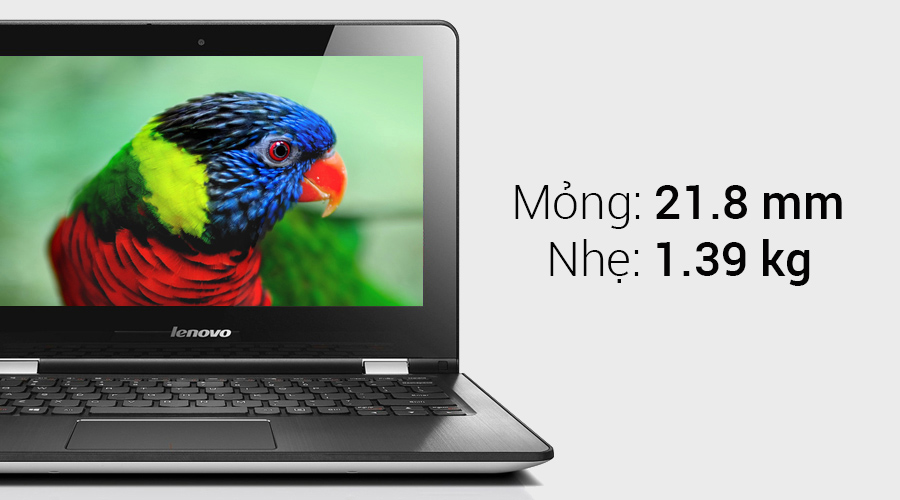 Laptop Lenovo Yoga 300 11IBR N3710/4GB/32GB/Win10/(80M100HHVN)