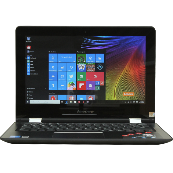 Laptop Lenovo Yoga 300 11IBR N3710/4GB/32GB/Win10/(80M100HHVN) Màu Đen
