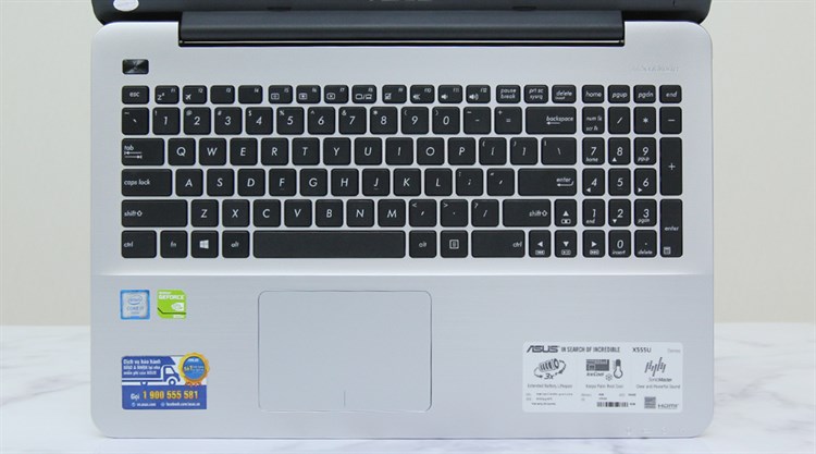 Laptop Asus X555UJ i7 6500U/4GB/500GB/2GB 920M/Win10 Màu Đen