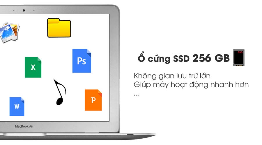 Laptop Apple Macbook Air MMGG2ZP/A i5 1.6GHz/8GB/256GB (2015)