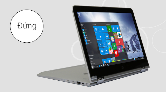 HP Pavilion x360 13 - Biến hình máy với 4 kiểu để khác nhau tùy theo nhu cầu sử dụng HP Pavilion x360 13 - Biến hình máy với 4 kiểu để khác nhau tùy theo nhu cầu sử dụng