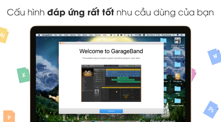 Laptop Apple Macbook 12" MLHE2 Core M 1.1G/8GB/256GB/MacOS (2016)