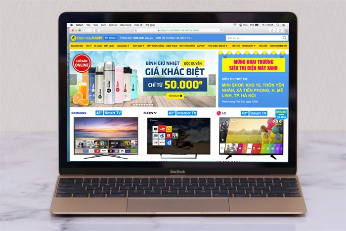 Laptop Apple Macbook 12" MLHE2 Core M 1.1G/8GB/256GB/MacOS (2016)