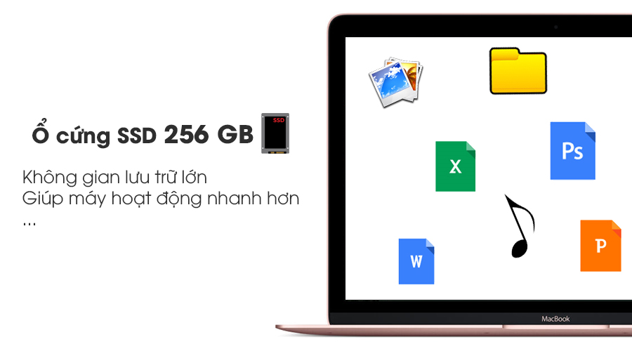 Laptop Apple Macbook 12" MMGL2 Core M 1.1GHz/8GB/256GB (2016)