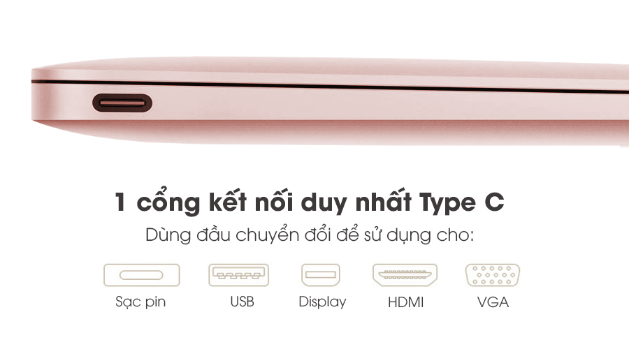 Laptop Apple Macbook 12" MMGL2 Core M 1.1GHz/8GB/256GB (2016)