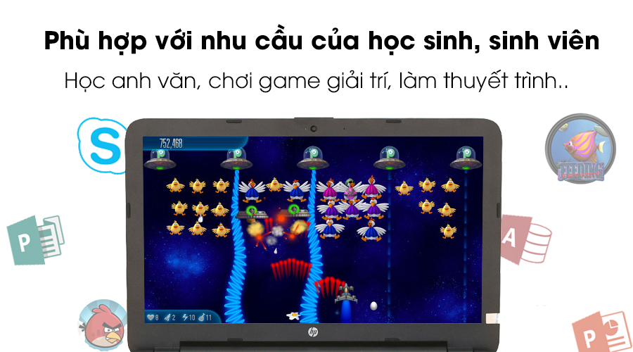 Laptop HP 15 ay038TU i3 5005U/4GB/500GB/Win10