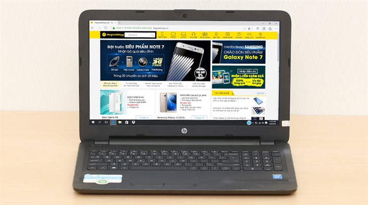 Laptop HP 15 ay038TU i3 5005U/4GB/500GB/Win10 Màu Đen