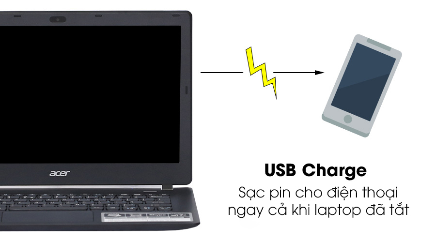 Laptop Acer V3 371 32CC i3 5005U/4GB/500GB/Win10/(NX.MPGSV.019)