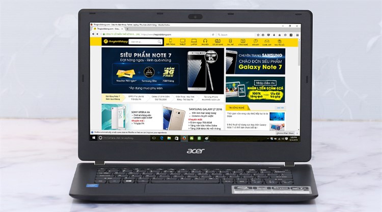 Laptop Acer V3 371 32CC i3 5005U/4GB/500GB/Win10/(NX.MPGSV.019) Màu Đen