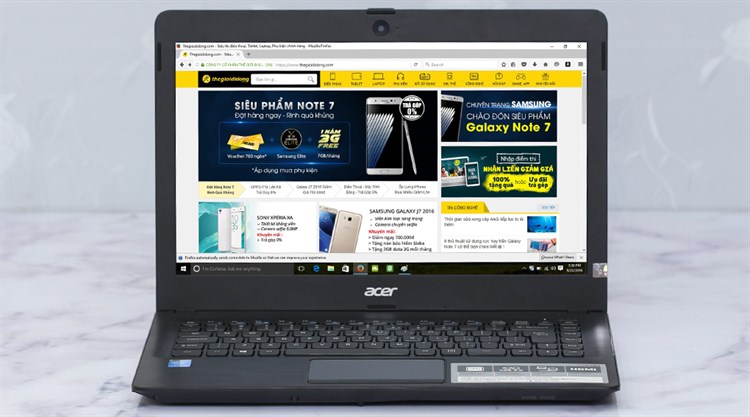 Laptop Acer Aspire Z1402 39KT i3 5005U/4GB/500GB/Win10/KhôngDVD Màu Đen
