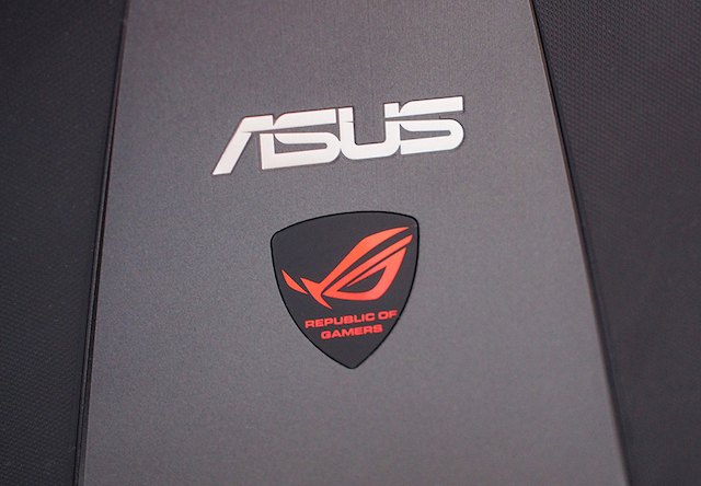 Logo đặc trưng trên các máy tính ROG của Asus