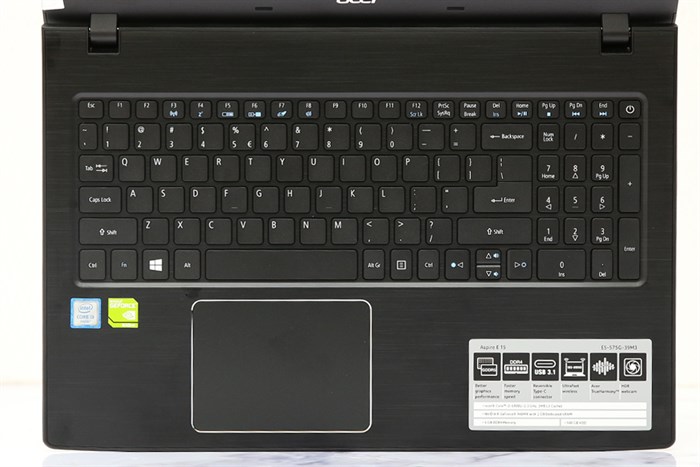 Laptop Acer Aspire E5 575G 515A i5 6200U/4GB/500GB/2GB 940M/Win10 Màu Đen