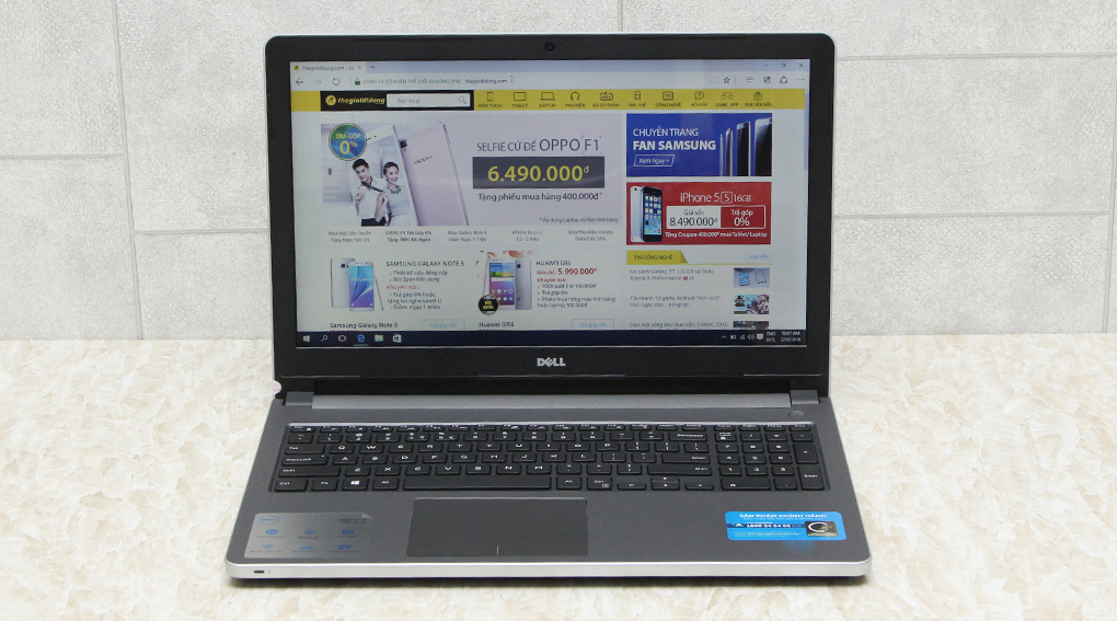 Laptop Dell Inspiron 5559 i7 6500U/8GB/1TB/2GB M335/Win10 Màu Bạc