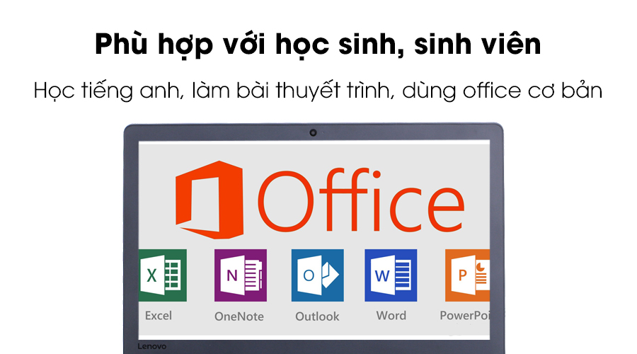 Laptop Lenovo IdeaPad 110 15IBR N3710/4GB/500GB/Win10/(80T700BKVN)
