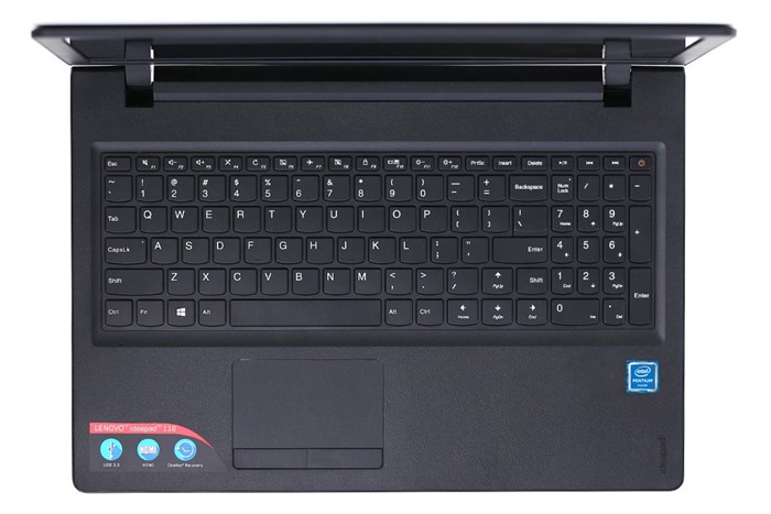 Laptop Lenovo IdeaPad 110 15IBR N3710/4GB/500GB/Win10/(80T700BKVN) Màu Đen