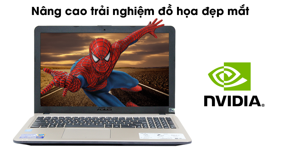 Laptop Asus A441UV i3 6100U/4GB/500GB/2GB GF920MX/Win10/(WX039T)