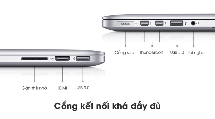 Laptop Apple Macbook Pro MJLQ2ZP/A i7 4770HQ/16GB/256GB