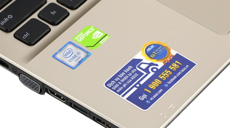 Laptop Asus X541UV i5 6198U/4GB/500GB/2GB 920MX/Win10 Màu Đen