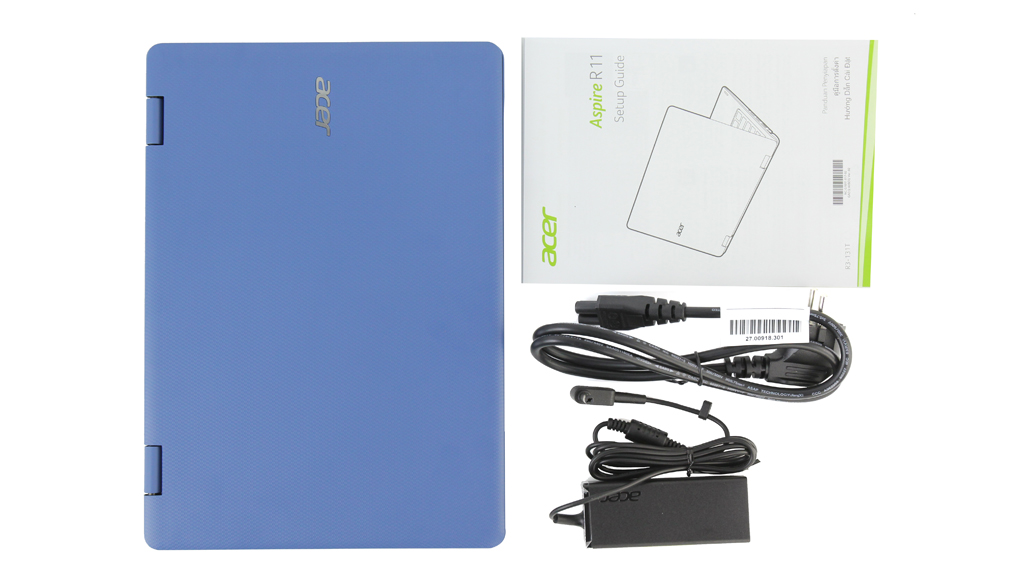 Bộ sản phẩm gồm: Dây nguồn, Sách hướng dẫn, Thùng máy, Adapter sạc