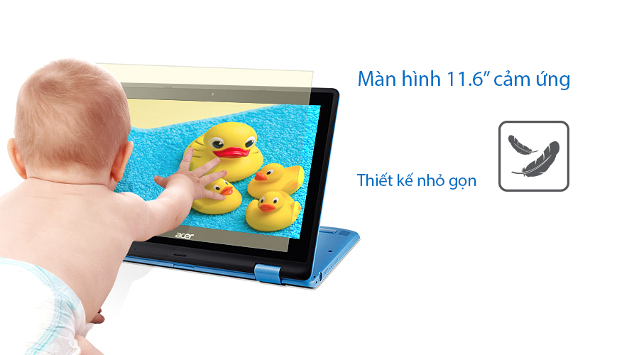 Laptop Acer R3 131T N3060/2GB/500GB/Win10