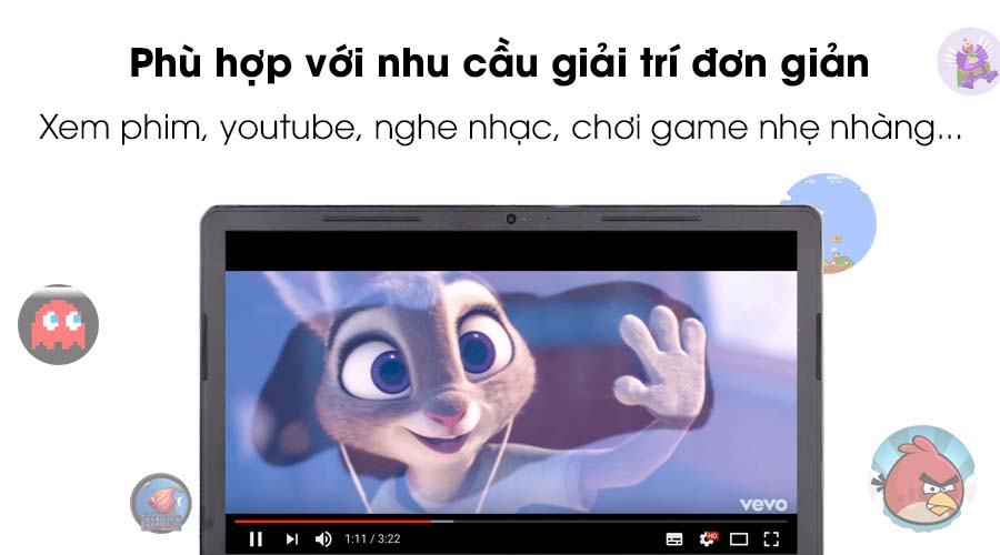 Laptop Dell Inspiron 3552 N3060/4GB/500GB/Win10