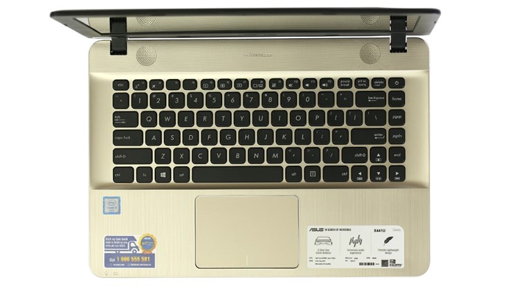 Laptop Asus X441UA i5 6200U/4GB/500GB/Win10/(WX055T) Màu Đen