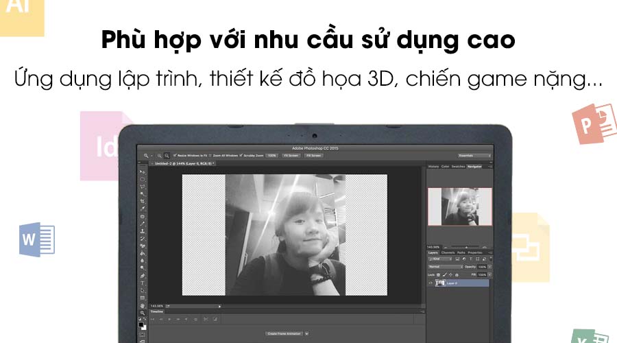 Laptop Asus A541UV i7 6500U/4GB/500GB/2GB 920MX/Win10/(XX228T)