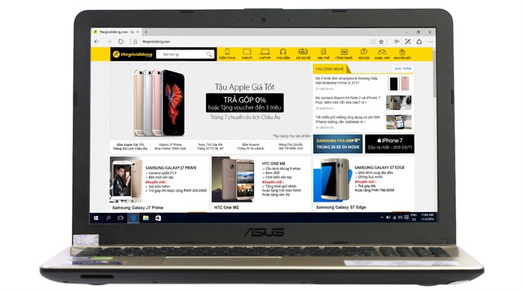 Laptop Asus A541UV i7 6500U/4GB/500GB/2GB 920MX/Win10/(XX228T)