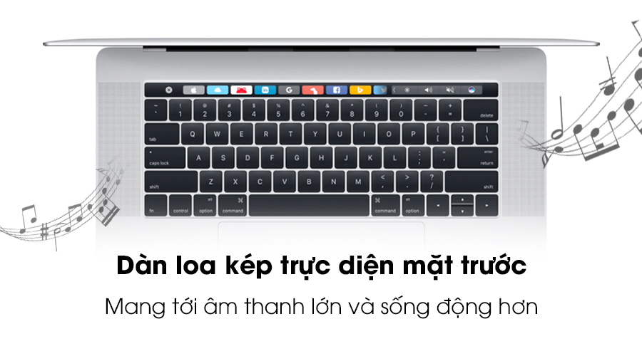 Laptop Apple Macbook Pro Touch MLH32SA/A i7 2.6GHz/16GB/256GB (2016)