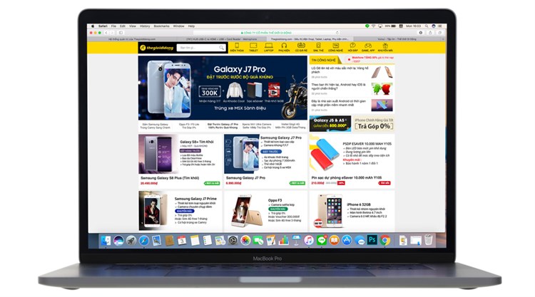 Laptop Apple Macbook Pro Touch MLH32SA/A i7 2.6GHz/16GB/256GB (2016) Màu Xám