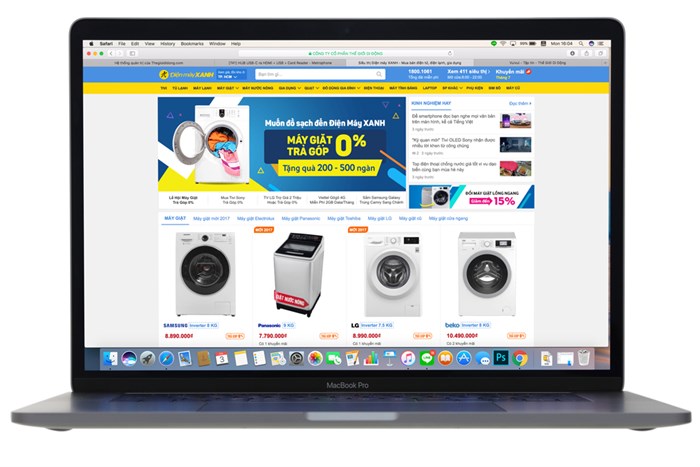 Laptop Apple Macbook Pro Touch MLH32SA/A i7 2.6GHz/16GB/256GB (2016) Màu Xám