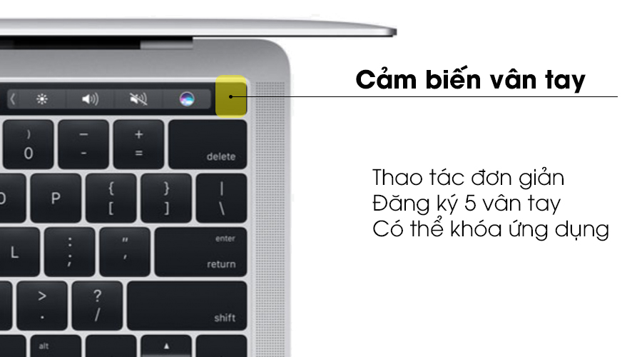 Laptop Apple Macbook Pro Touch MLVP2SA/A i5 6267U/8GB/256GB (2016)