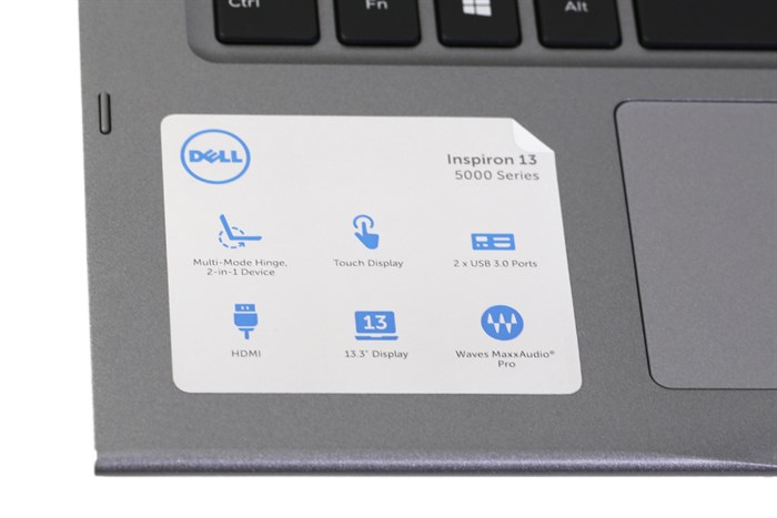 Laptop Dell Inspiron 5378 i5 7200U/4GB/128GB/Win10/(26W971) Màu Xám