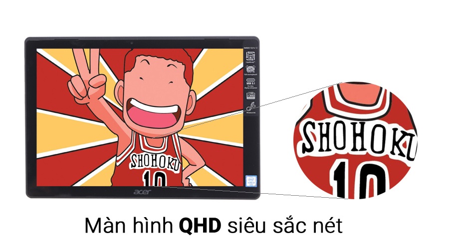 Laptop Acer Switch Alpha 12 SA5-271P-39TD i3 6100U/4GB/128GB/Win10Pro/(NT.LB9SV.004)