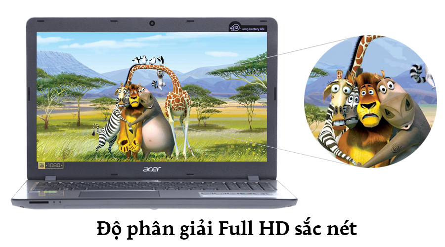 Laptop Acer Aspire F5 573G 55HV i5 7200U/4GB/500GB/2GB 940MX/Win10