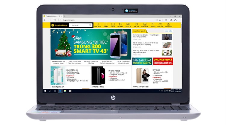 Laptop HP ProBook 450 G4 i5 7200U/4GB/500GB/Win10/(Z6T20PA) Màu Bạc