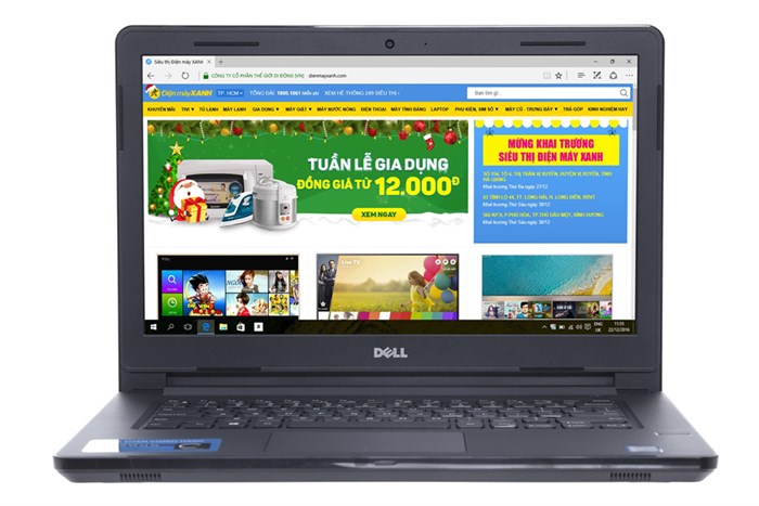 Laptop Dell Vostro 3468 i3 7100U/4GB/1TB/Win10 Màu Đen