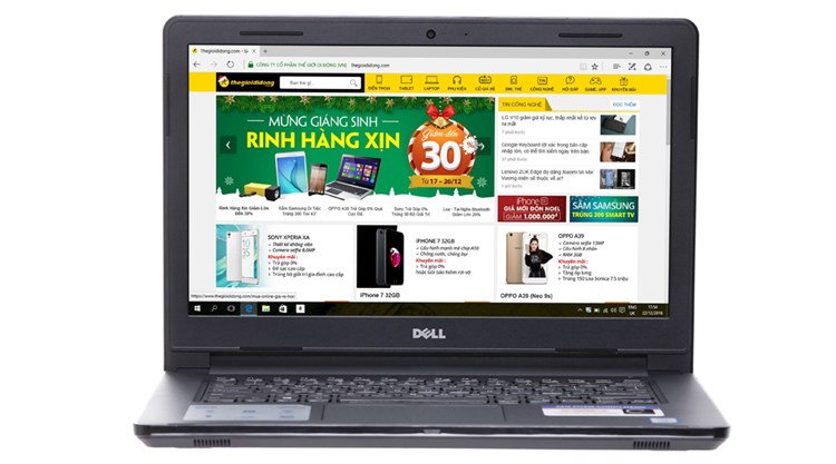 Laptop Dell Inspiron 3467 i5 7200U/4GB/1TB/Win10/(C4I5107W) Màu Đen