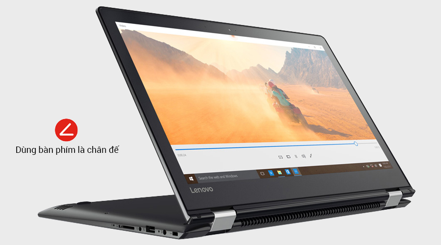 Laptop Lenovo Yoga 510 15IKB i5 7200U/4GB/1TB/Win10/(80VC002BVN)